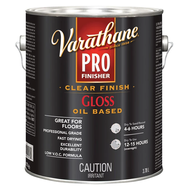 Varathane Pro - Floor Paint - 3.78 L - Gloss - Clear 3 Varathane Pro - Floor Paint - 3.78 L - Gloss - Clear