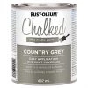 Rust-Oleum Chalked Ultra-Matte Paint - Latex - 887 ml - Country Grey -Rust Oleum Store 03305912a L