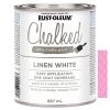 Rust-Oleum Chalked Ultra-Matte Paint - Latex - 887 ml - Linen White -Rust Oleum Store 03305913a L