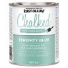 Rust-Oleum Chalked Ultra-Matte Paint - Latex - 887 ml - Serenity Blue 1 Rust-Oleum Chalked Ultra-Matte Paint - Latex - 887 ml - Serenity Blue -Rust Oleum Store 03305914a L