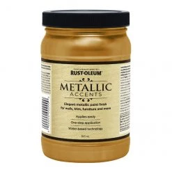 Water-Based Metallic Paint - 946 mL - Gold Soft