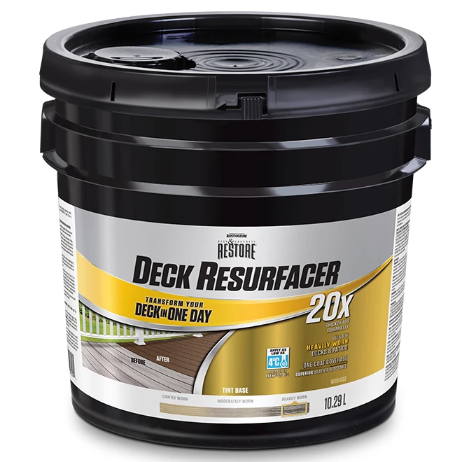 Rust-Oleum Tint Base - Deck Resurfacer 20X - 10.29 L 3 Rust-Oleum Tint Base - Deck Resurfacer 20X - 10.29 L