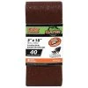 Gator Gatorpower Sanding Belts - 40 Grit - 3-in W x 18-in L - Aluminum Oxide Abrasive - Red Resin - 5 Per Pack -Rust Oleum Store 77375178 L