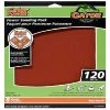 Gator Red Resin Sandpaper Sheet - Aluminum Oxide - 120-Grit - 11-in L x 9-in W - 8 Per Pack -Rust Oleum Store 77375219 L