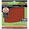 Gator Red Resin Sandpaper Sheet - Aluminum Oxide - 100-Grit - 11-in L x 9-in W - 8 Per Pack -Rust Oleum Store 77375220 L