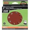 Gator Gatorpower Hook and Loop Sanding Discs - 5-in Dia - 8 Holes - 220 Grit - 15 Per Pack -Rust Oleum Store 77375304 L