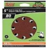 Gator Gatorpower Hook and Loop Sanding Discs - 5-in Dia - 8 Holes - 80 Grit - 15 Per Pack -Rust Oleum Store 77375306 L