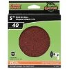 Gator Gatorpower Stick-On Sanding Discs - 5-in Dia - 40 Grit - Aluminum Oxide Abrasive - 15 Per Pack -Rust Oleum Store 77375311 L